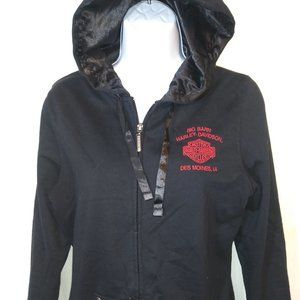 Harley Davidson Hoodie Full Zip Women's Small